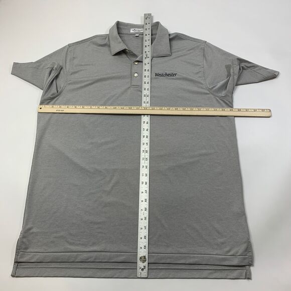 Peter Millar Shirt Mens Extra Large Grey Summer Comfort Halford Performance Polo - Picture 6 of 11